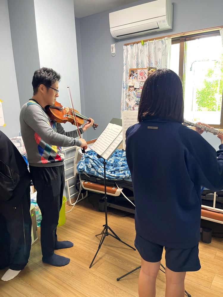 ご自宅での訪問演奏・二重奏